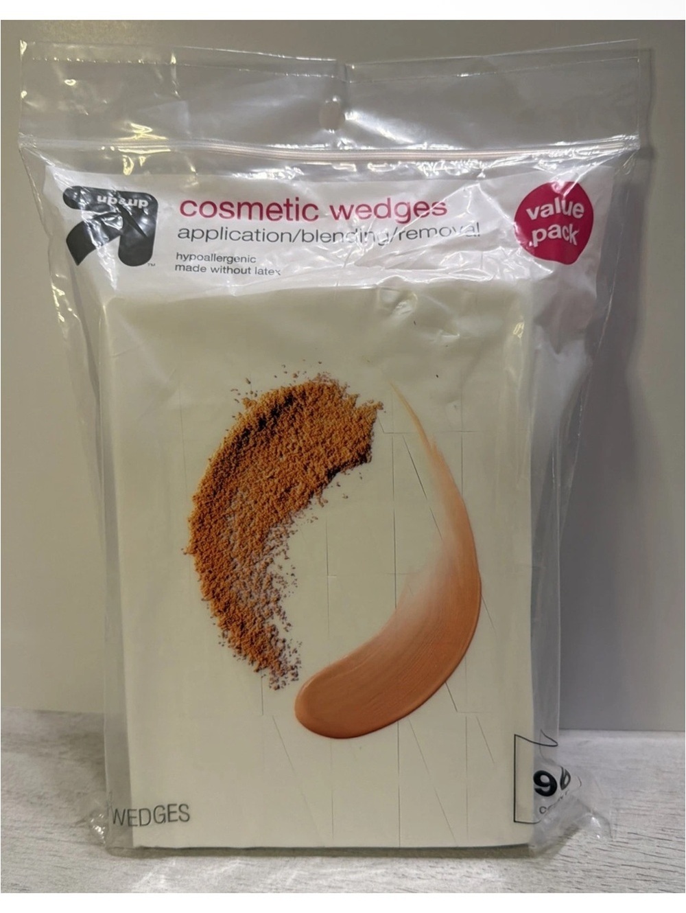 Up & Up Cosmetic Wedges - 96 Count Value Pack NEW